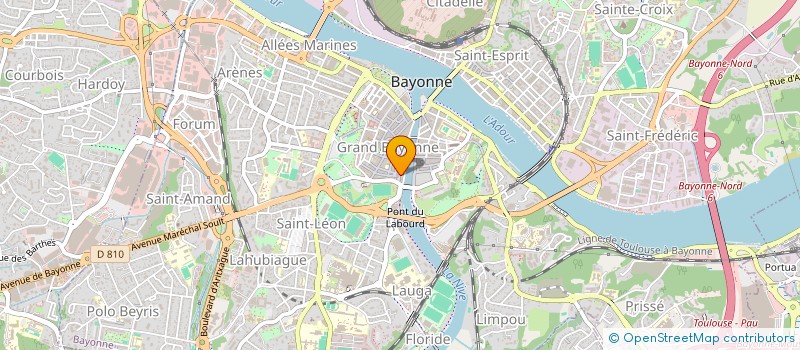 localisation de l'entreprise MONSIEUR PAUL RICHARD à BAYONNE