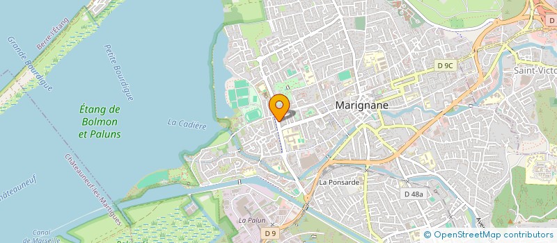 localisation de l'entreprise MONSIEUR PAUL RICO  MARIGNANE