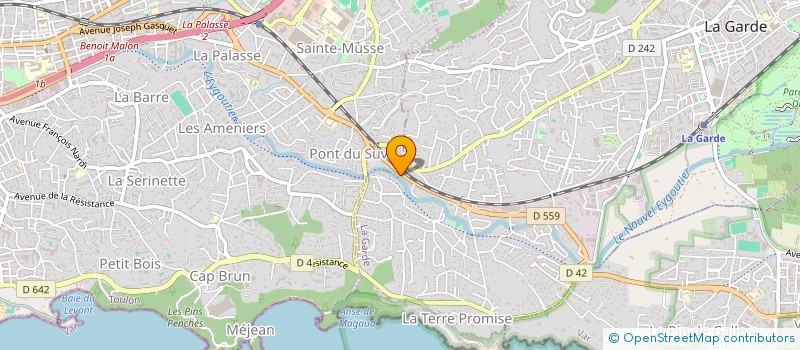 localisation de l'entreprise MONSIEUR PAUL RICO  TOULON