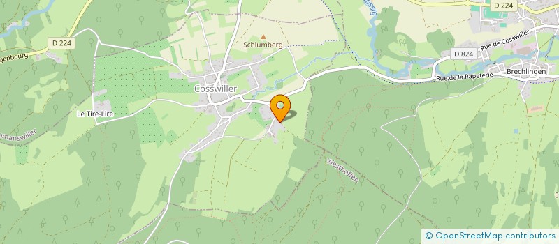 localisation de l'entreprise MONSIEUR PAUL RIEHL  COSSWILLER