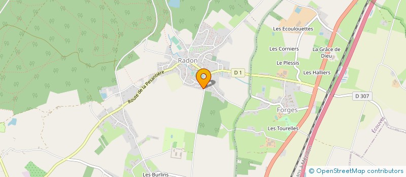 localisation de l'entreprise MONSIEUR PAUL RIMBAULT à ECOUVES