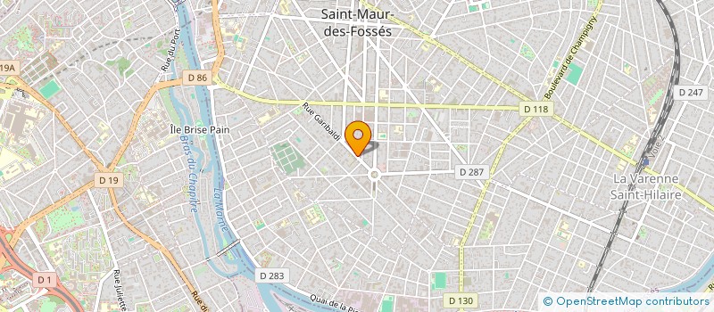 localisation de l'entreprise MONSIEUR PAUL RITVO à SAINT-MAUR-DES-FOSSES