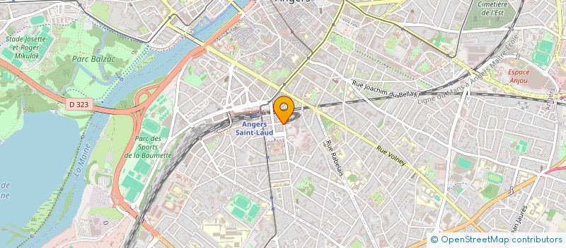 localisation de l'entreprise MONSIEUR PAUL RIVERON  ANGERS