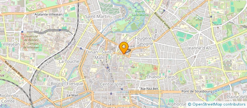 localisation de l'entreprise MONSIEUR PAUL RIVET  RENNES