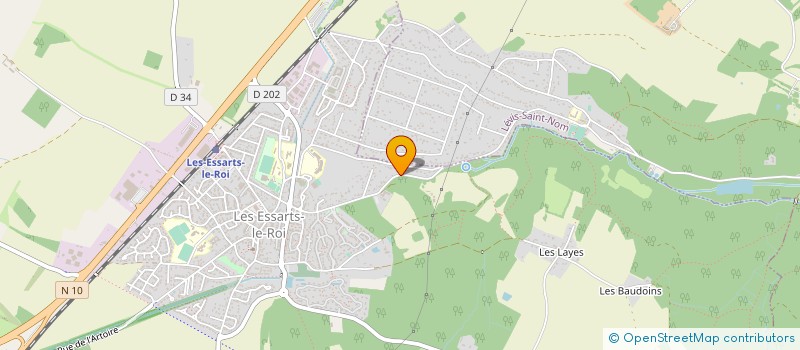 localisation de l'entreprise MONSIEUR PAUL ROBERT  LES ESSARTS-LE-ROI