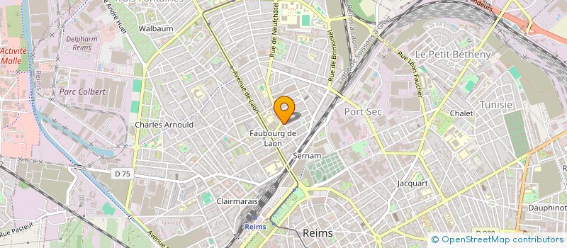 localisation de l'entreprise MONSIEUR PAUL ROBERTS  REIMS