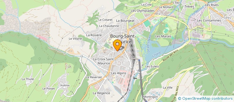 localisation de l'entreprise MONSIEUR PAUL ROBERTS  BOURG-SAINT-MAURICE