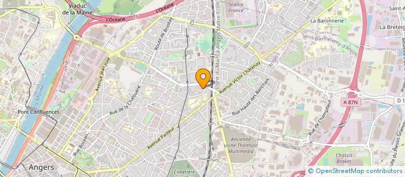 localisation de l'entreprise MONSIEUR PAUL ROBIN  ANGERS