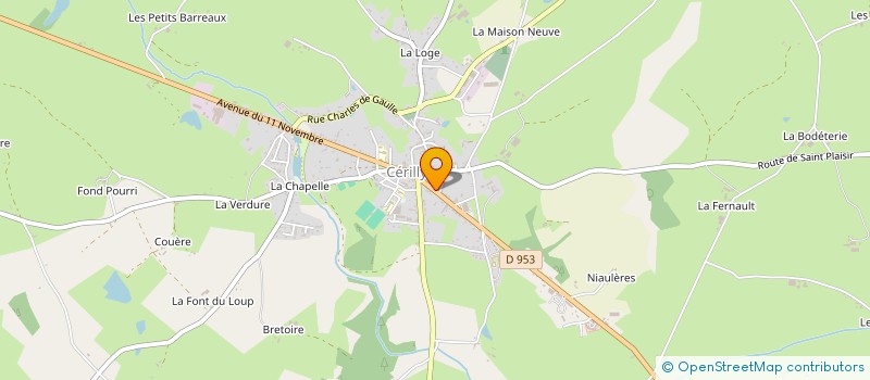 localisation de l'entreprise MONSIEUR PAUL ROBIN à CERILLY