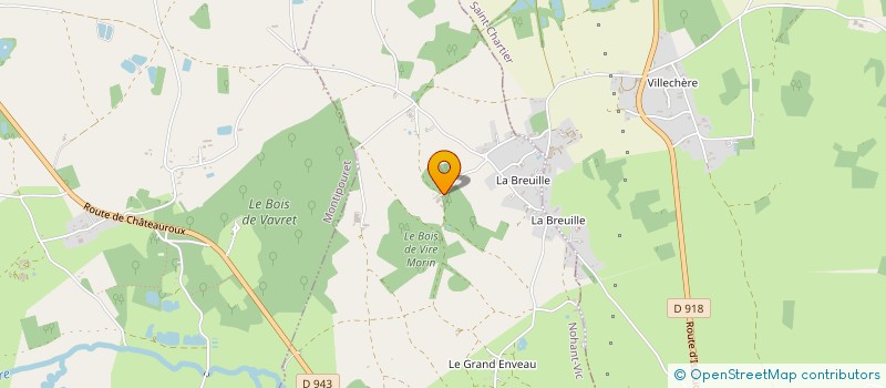 localisation de l'entreprise MONSIEUR PAUL ROBIN à NOHANT-VIC