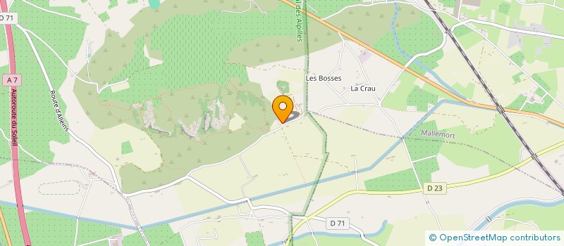 localisation de l'entreprise MONSIEUR PAUL ROCHE  SENAS