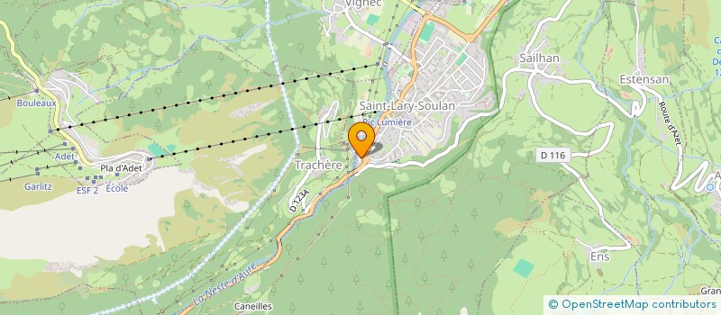 localisation de l'entreprise MONSIEUR PAUL ROCHE  SAINT-LARY-SOULAN