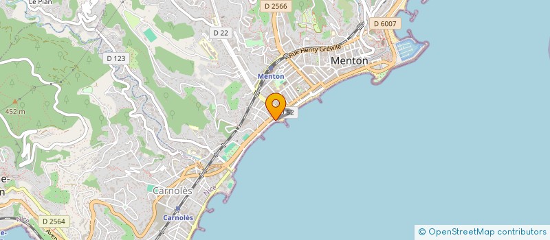 localisation de l'entreprise MONSIEUR PAUL ROCHER à MENTON