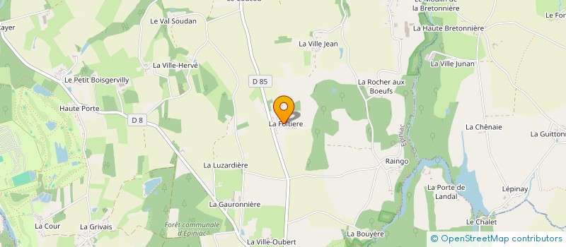 localisation de l'entreprise MONSIEUR PAUL ROCHER  EPINIAC