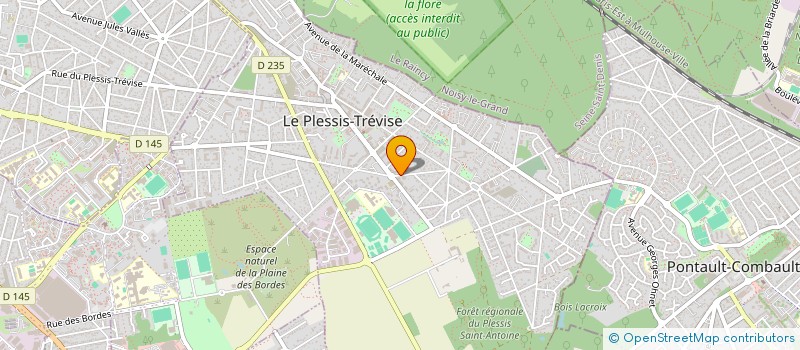 localisation de l'entreprise MONSIEUR PAUL RODRIGUE  LE PLESSIS-TREVISE