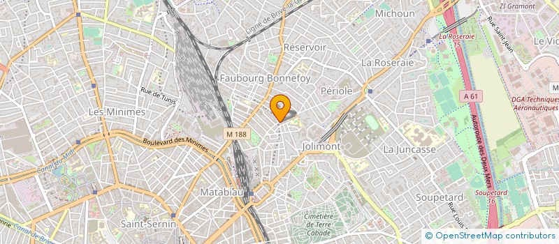 localisation de l'entreprise MONSIEUR PAUL RODRIGUEZ à TOULOUSE