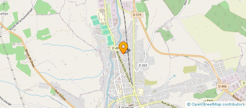 localisation de l'entreprise MONSIEUR PAUL ROGER ABEL MICHAUX  LISIEUX