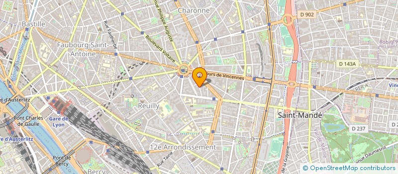 localisation de l'entreprise MONSIEUR PAUL ROGER JULIEN BERTIAUX  PARIS