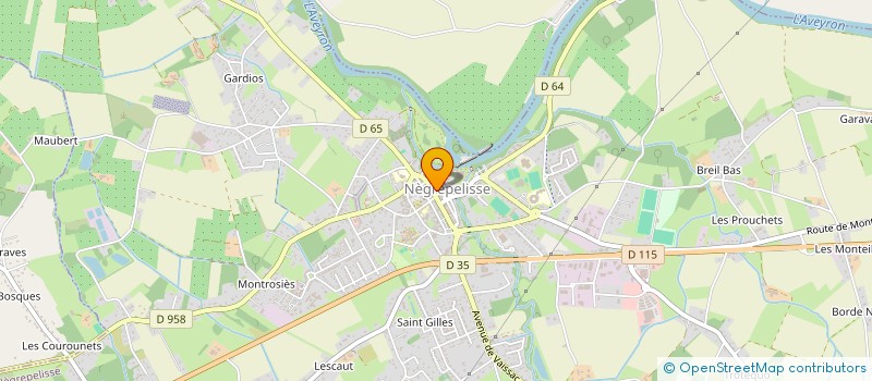 localisation de l'entreprise MONSIEUR PAUL ROGLIANO  NEGREPELISSE