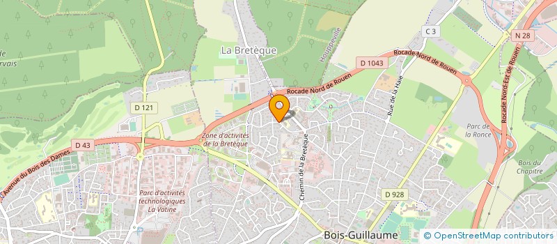 localisation de l'entreprise MONSIEUR PAUL ROISSARD à BOIS-GUILLAUME