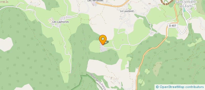 localisation de l'entreprise MONSIEUR PAUL-ROLAND GUILLEMY  UBAYE-SERRE-PONCON