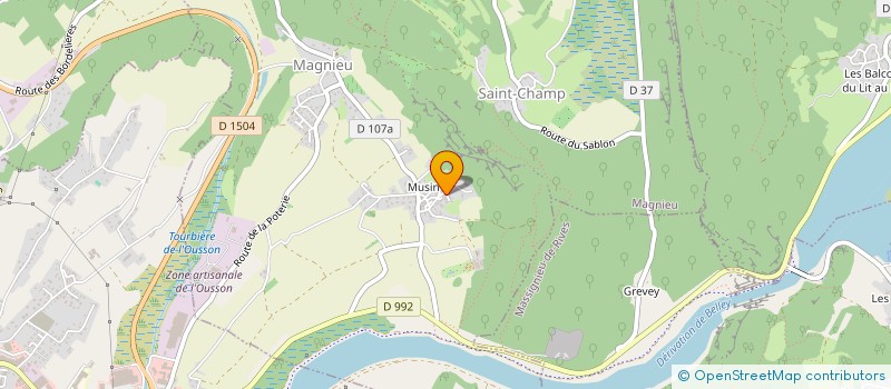 localisation de l'entreprise MONSIEUR PAUL ROOS  MAGNIEU