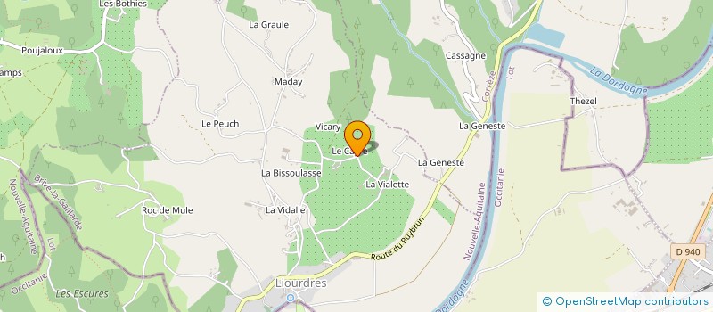 localisation de l'entreprise MONSIEUR PAUL ROUBY  LIOURDRES