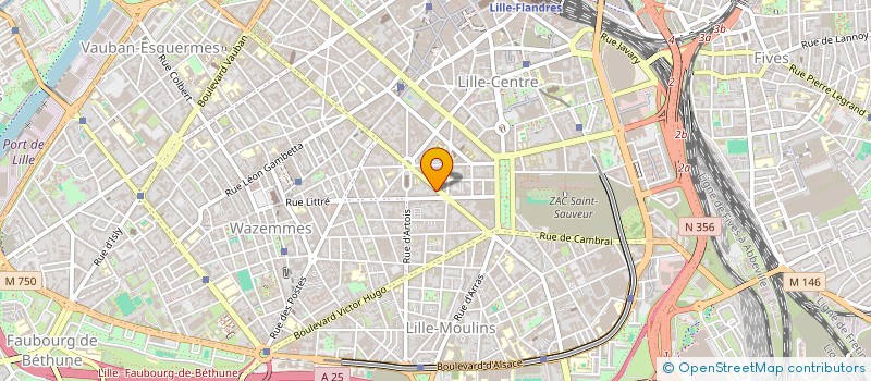 localisation de l'entreprise MONSIEUR PAUL ROUILLARD à LILLE