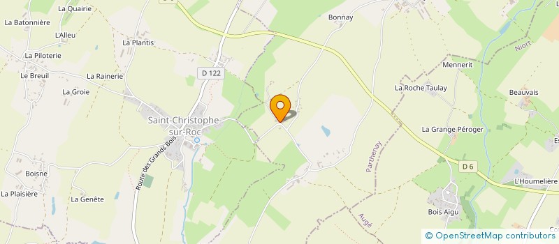 localisation de l'entreprise MONSIEUR PAUL ROUILLE  LA CHAPELLE-BATON