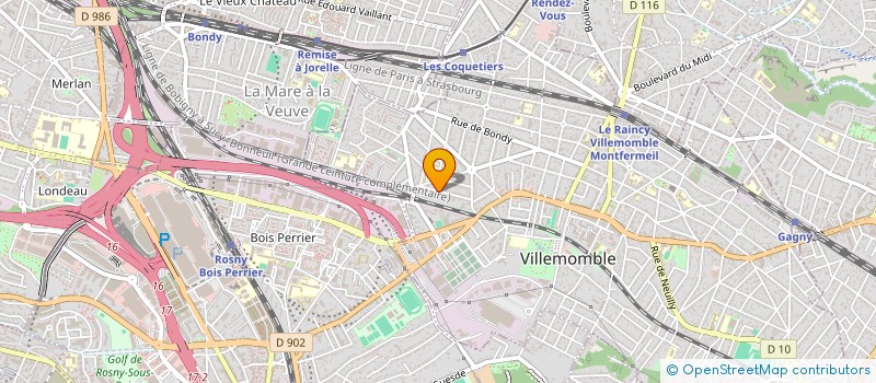 localisation de l'entreprise MONSIEUR PAUL ROUINTRU à VILLEMOMBLE