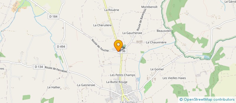 localisation de l'entreprise MONSIEUR PAUL ROULETTE  LE TEILLEUL