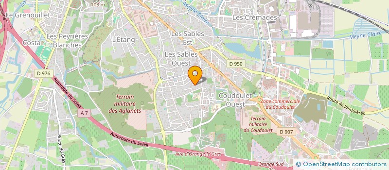 localisation de l'entreprise MONSIEUR PAUL ROUMETTE  ORANGE