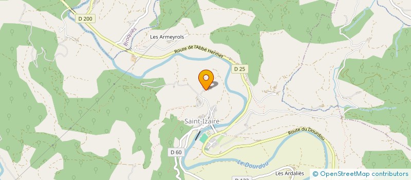 localisation de l'entreprise MONSIEUR PAUL ROUQUETTE  SAINT-IZAIRE