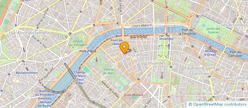 localisation de l'entreprise MONSIEUR PAUL ROUSSEAU à PARIS