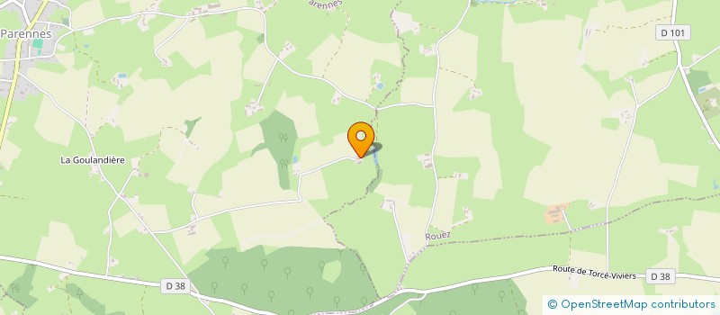 localisation de l'entreprise MONSIEUR PAUL ROUSSEAU  PARENNES