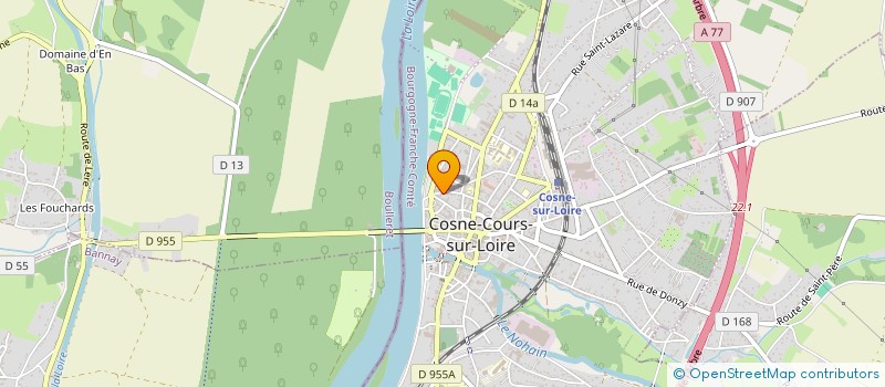 localisation de l'entreprise MONSIEUR PAUL ROUSSEAU à COSNE-COURS-SUR-LOIRE