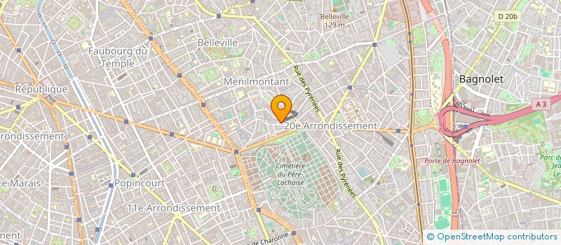 localisation de l'entreprise MONSIEUR PAUL ROUSSELOT  PARIS