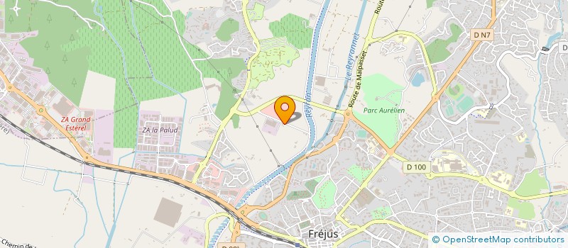 localisation de l'entreprise MONSIEUR PAUL ROUVIER à FREJUS