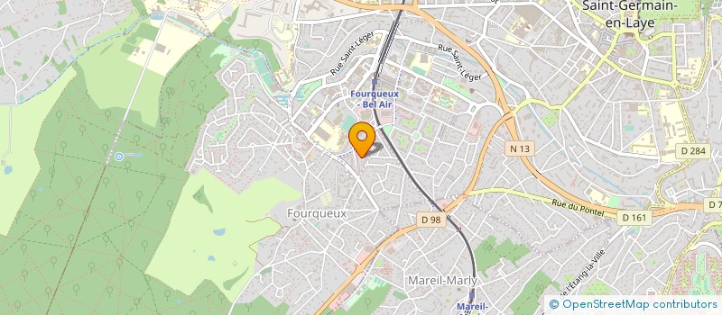 localisation de l'entreprise MONSIEUR PAUL ROUX  SAINT-GERMAIN-EN-LAYE