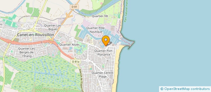 localisation de l'entreprise MONSIEUR PAUL ROUZAUD  CANET-EN-ROUSSILLON