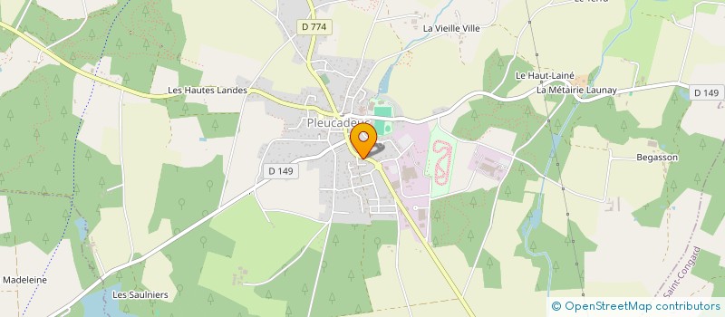 localisation de l'entreprise MONSIEUR PAUL ROY  PLEUCADEUC