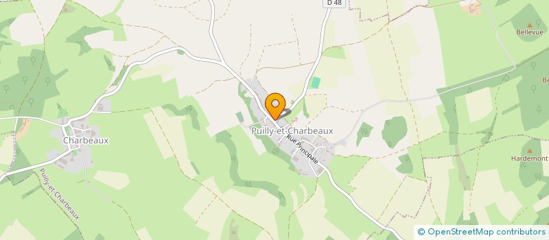 localisation de l'entreprise MONSIEUR PAUL ROYER  PUILLY-ET-CHARBEAUX