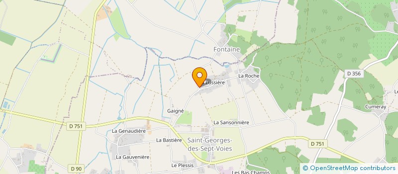 localisation de l'entreprise MONSIEUR PAUL ROZIER  GENNES-VAL-DE-LOIRE