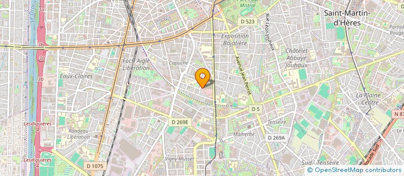 localisation de l'entreprise MONSIEUR PAUL RUBINO  GRENOBLE