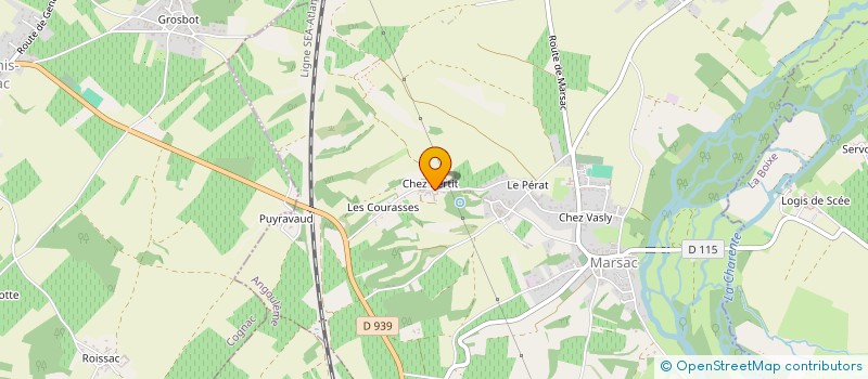 localisation de l'entreprise MONSIEUR PAUL RULLIER à MARSAC