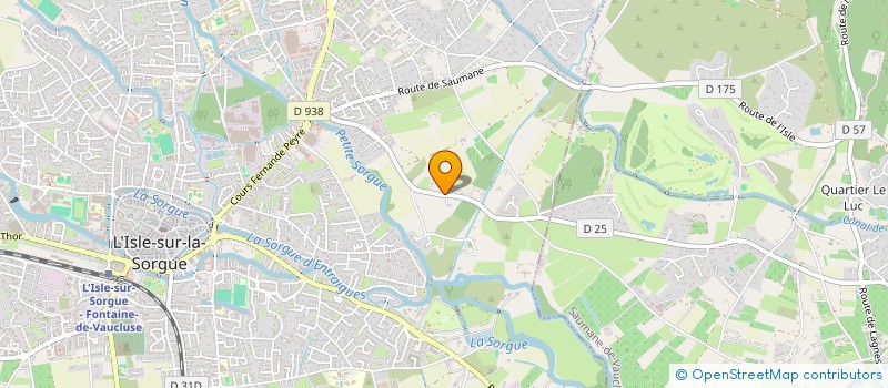 localisation de l'entreprise MONSIEUR PAUL SADA  L'ISLE-SUR-LA-SORGUE