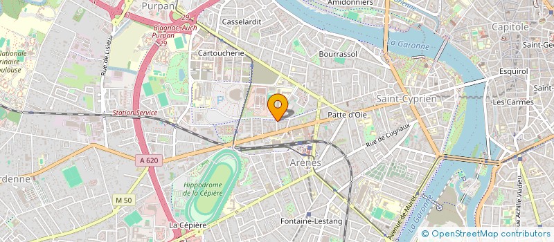 localisation de l'entreprise MONSIEUR PAUL SAHUQUE à TOULOUSE
