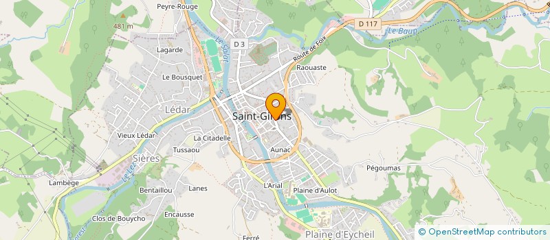 localisation de l'entreprise MONSIEUR PAUL SAILHAC à SAINT-GIRONS