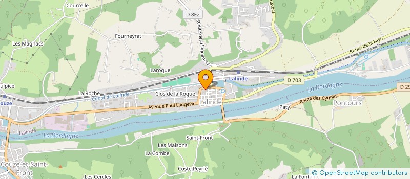 localisation de l'entreprise MONSIEUR PAUL SALEM  LALINDE