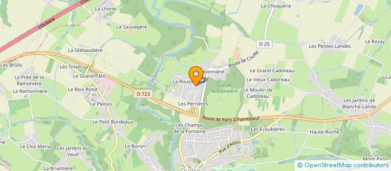 localisation de l'entreprise MONSIEUR PAUL SALLET  OUDON